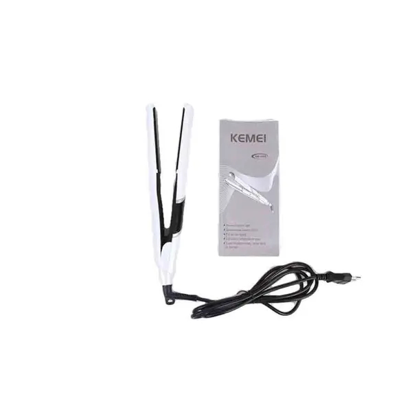 Kemei KM-1950 2in 1 Ceramic Hair Straightener And Curler – View 2